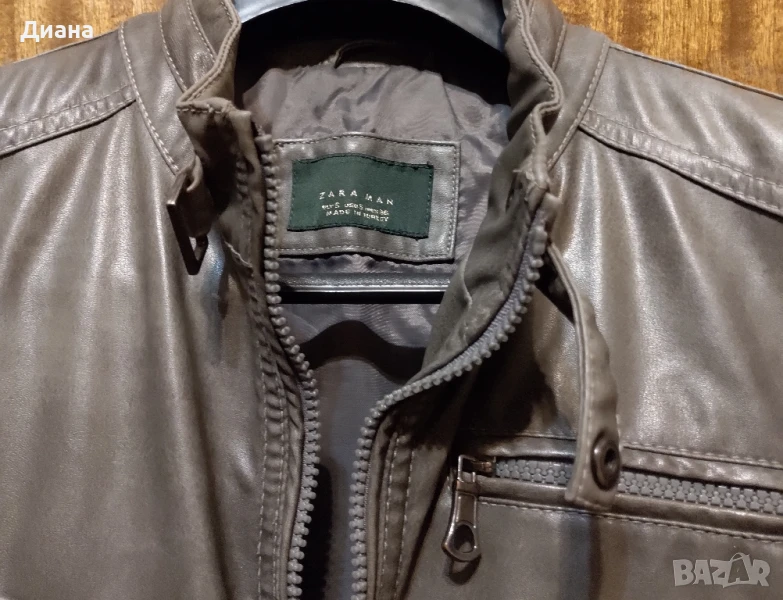 Мъжко кожено яке "Zara", снимка 1