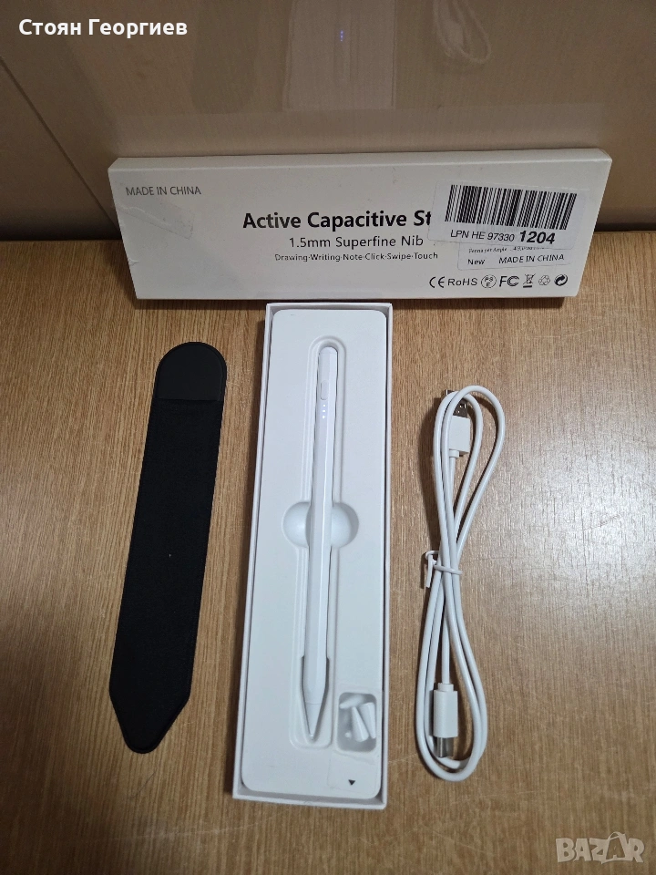 Стилус за iPad (2018-2025) с бързо зареждане , снимка 1