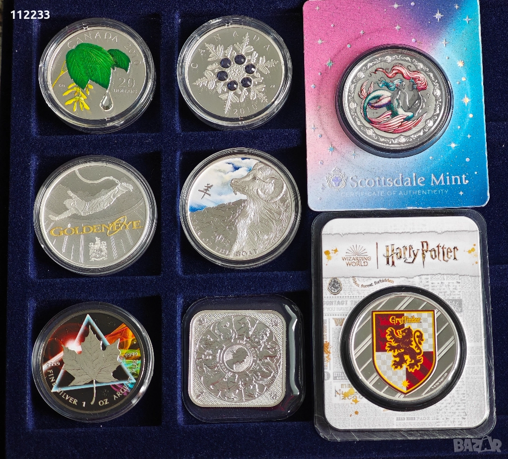 8 унции колекционерски сребърни монети, снимка 1