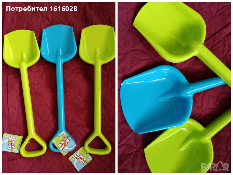 Големи детски плажни лопати за пясък., снимка 1
