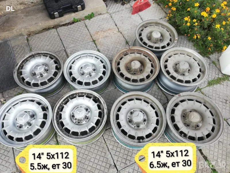 14 5х112, 14 5x112 Барокови джанти ORIGINAL 9броя, РЕТРО, снимка 1