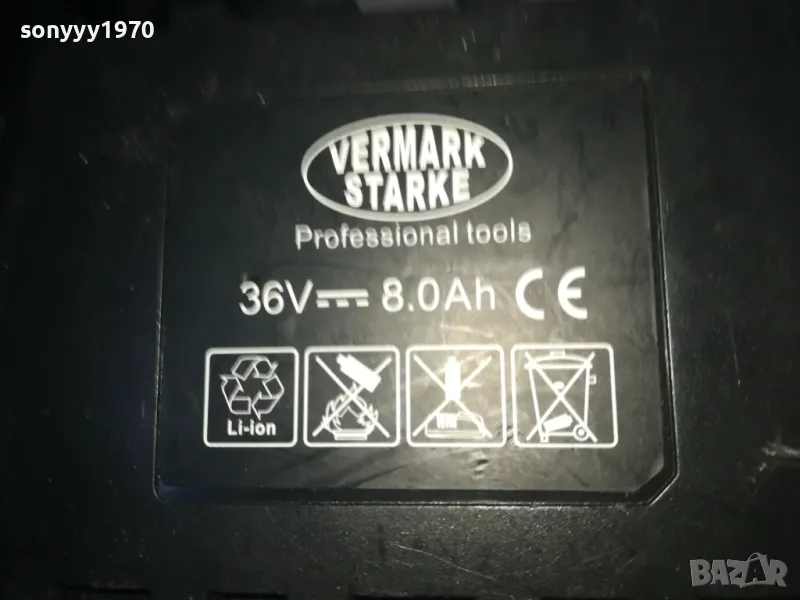 36V VERMARK STARKE-БАТЕРИЯ ЗА ФЛЕКС РЕЗАЧКА БОРМАШИНА 1701251751, снимка 1