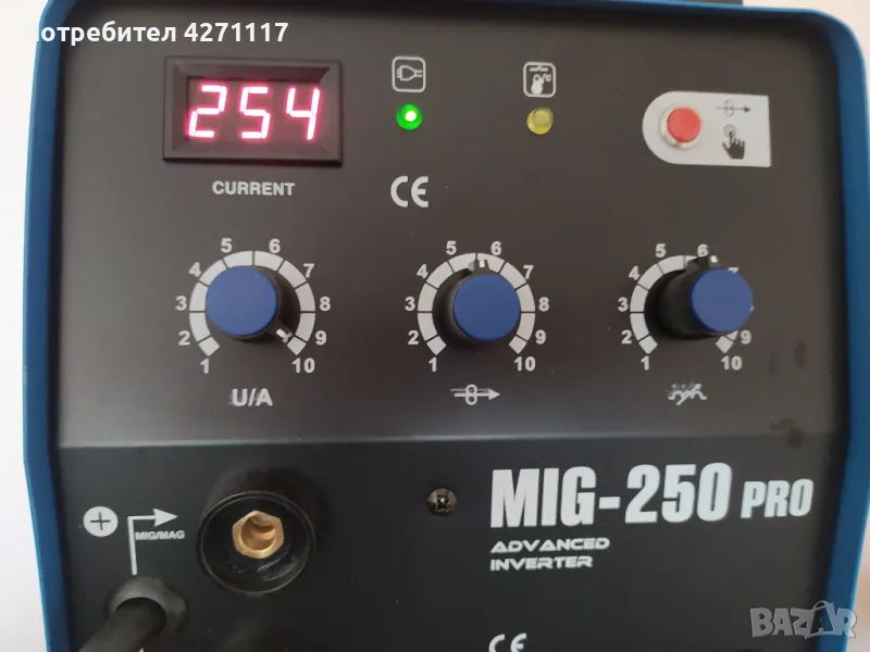  Телоподаващо MIG 250А PROFESSIONAL - Заваръчен / ТЕЛОПОДАВАЩ апарат, снимка 1