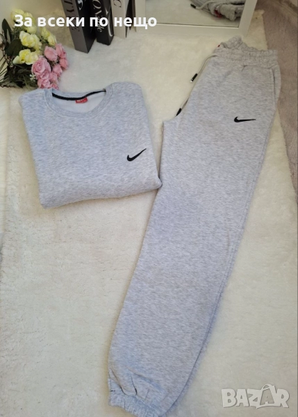 Nike Дамски Сив Спортен Комплект🔝Дамски Спортен Екип В Сив Цвят Найк Код BS-81, снимка 1