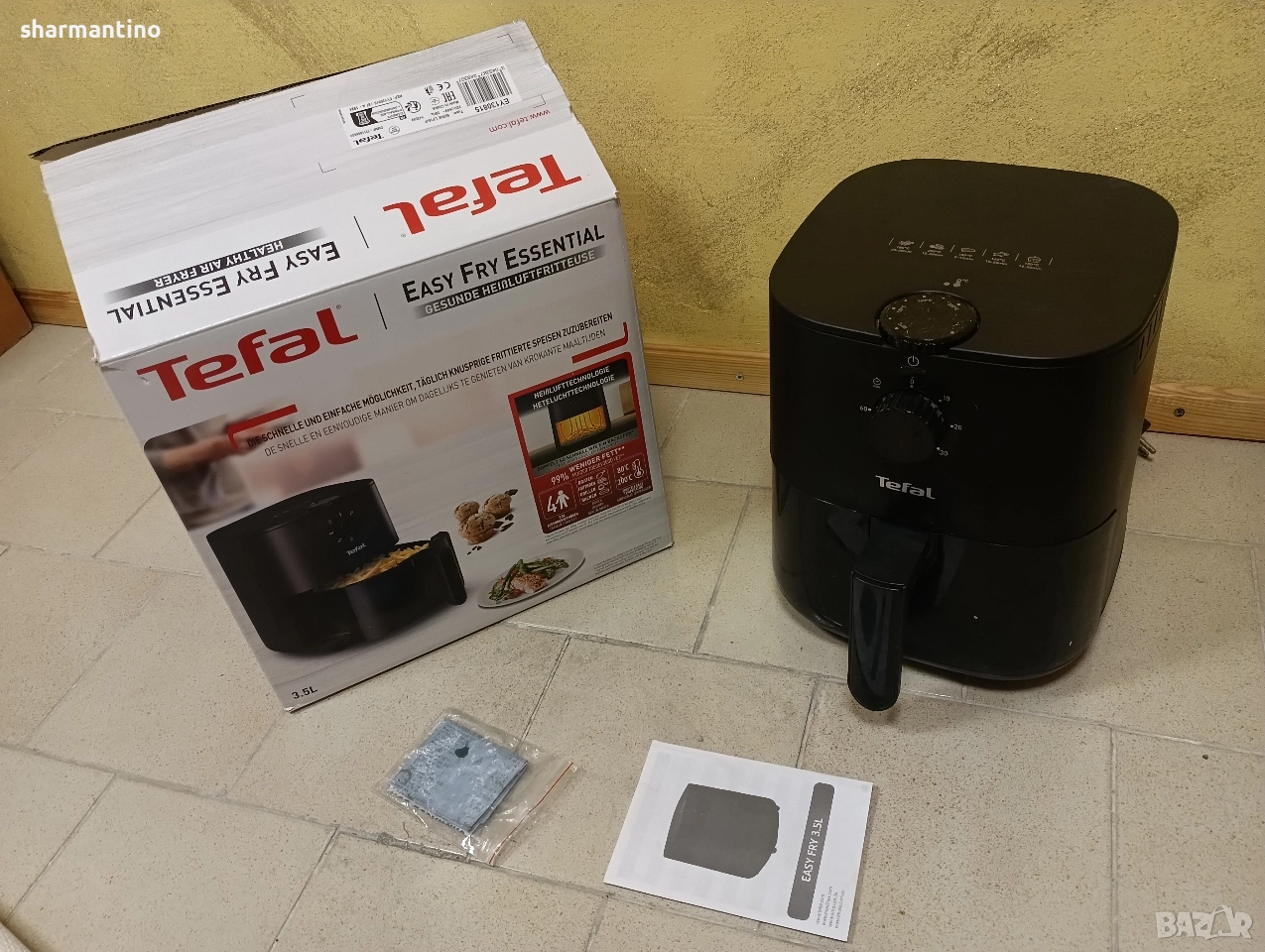 Air Fryer Tefal с гаранция - 85 лв, снимка 1