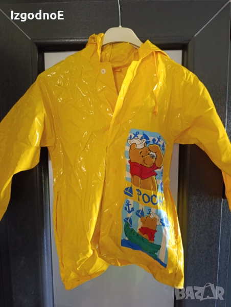 Детско яке дъждобран, водонепромокаем шлифер Мечо Пух , снимка 1