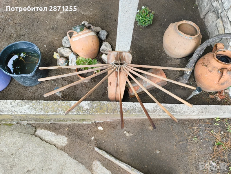 Закачалка - сушилник от соца , снимка 1