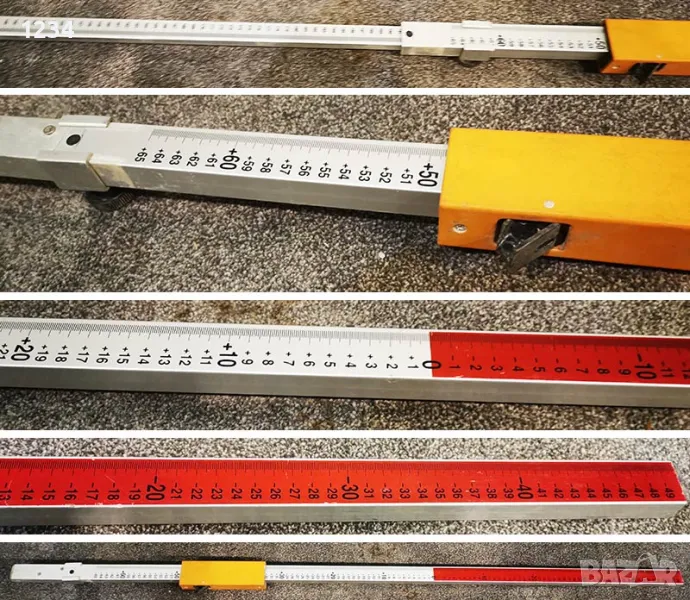 алуминиева геодезическа лата , снимка 1