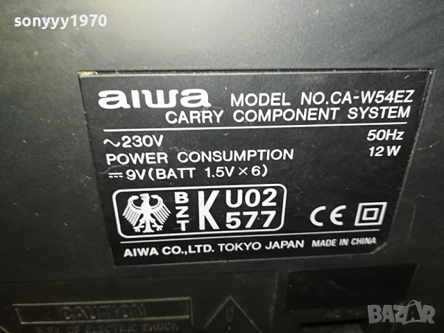 AIWA 1605231230, снимка 4 - Радиокасетофони, транзистори - 40720254