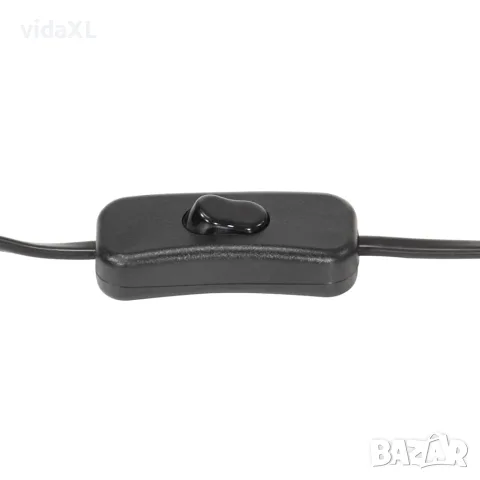 vidaXL Наземна лампа, черна, мангово дърво масив, E27, снимка 8 - Външни лампи - 56148411