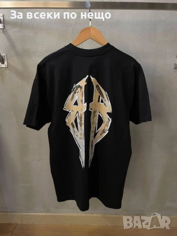 Balenciaga Мъжка Черна Тениска👕Мъжка Блуза С Къс Ръкав В Черен Цвят Код MensPoint80, снимка 2 - Тениски - 53716761