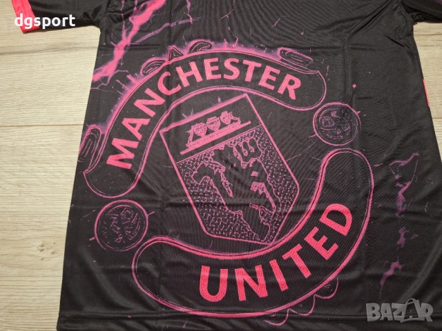Флуоресцентна футболна фланелка на Манчестър Юнайтед!Специално издание Дявол!, снимка 6 - Футбол - 52147830