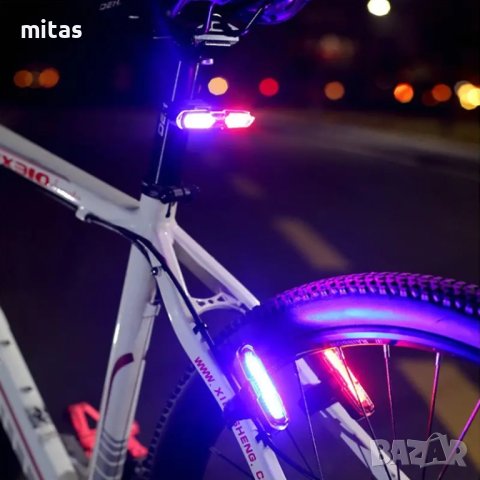 Полицейска стоп LED светлина с висока интензивност, Многоцветна, USB