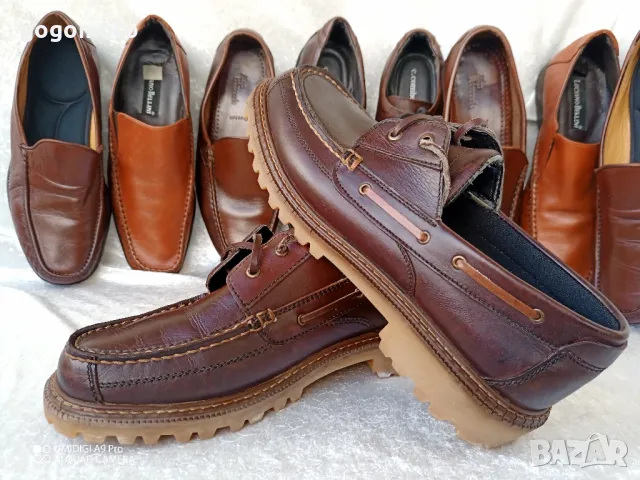 Мъжки мокасини КАТО НОВИ LUCIANO BELLINI® original, 💯 % естествена кожа, 42 - 43, снимка 16 - Мокасини - 49756446