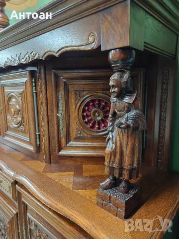 комплект за трапезария - маса , столове, контрабюфет, снимка 16 - Маси - 48446309