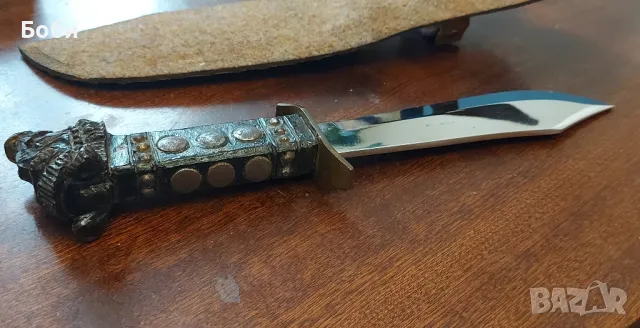 Стар Рядък Колекционерски Ловен Нож 1300г. България, снимка 15 - Колекции - 49222013
