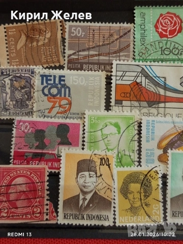 Стари пощенски марки от цял свят смесени СВЕТОВНИ ЛИДЕРИ за КОЛЕКЦИЯ 52035, снимка 2 - Филателия - 53228058