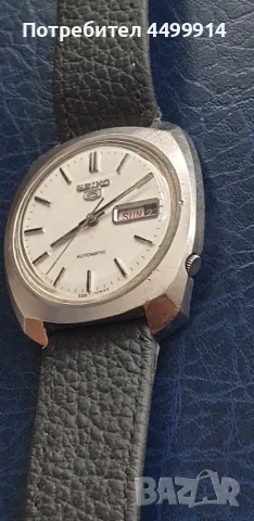Мъжки автоматичен винтидж часовник Seiko 5 -6119, снимка 3 - Антикварни и старинни предмети - 55844567