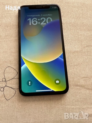 iPhone XS -64GB,rose gold,зарядно