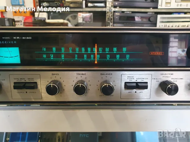 Ресийвър Kenwood KR-3130 В отлично техническо и визуално състояние., снимка 5 - Ресийвъри, усилватели, смесителни пултове - 48959692