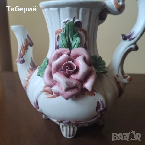 Порцеланова  бонбониера/ваза Bassano, снимка 6 - Декорация за дома - 52126646