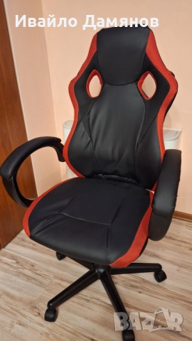 #Геймърски стол #Гейминг стол #Кожен стол #Компютърен стол #Офис стол, снимка 9 - Столове - 52425981