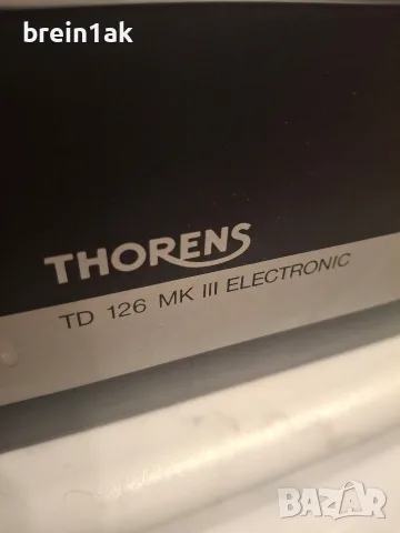 Грамофон THORENS TD 126, снимка 2 - Грамофони - 56340719
