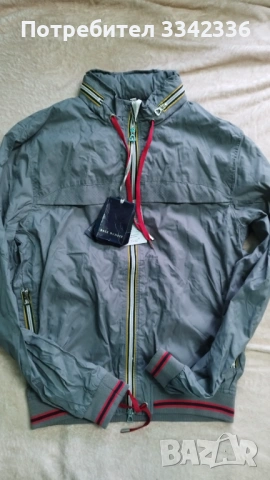 Тънко яке - Суичър - Сив, снимка 2 - Якета - 53420649