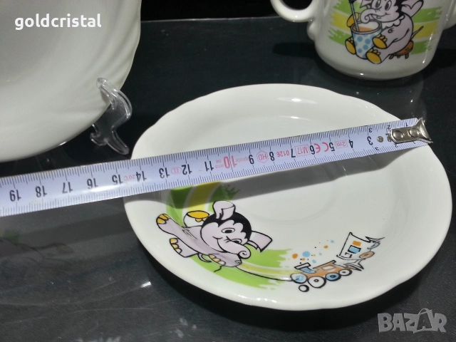 Стар български порцелан детски комплект , снимка 4 - Антикварни и старинни предмети - 52957809