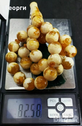 Уникално красива броеница Розарий 415 карата Балтийски кехлибар, снимка 6 - Други - 36232761