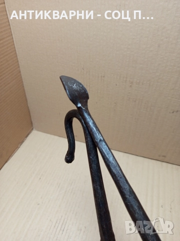 Соц Стари Ръчно Ковани Ножици За Рязане На Ламарина. , снимка 11 - Антикварни и старинни предмети - 52619403