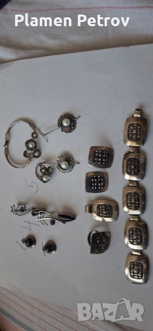 позлатени плакети и Сребърни обеци и Гривни, снимка 8 - Нумизматика и бонистика - 47915107