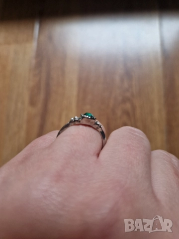 ПРОМОЦИЯ! ДВА ЗА ЕДИН пръстени със зелени камъни, снимка 10 - Пръстени - 52398681