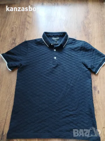 EMPORIO ARMANI POLO 8N1FP0 - страхотна мъжка тениска С, снимка 8 - Тениски - 50143086
