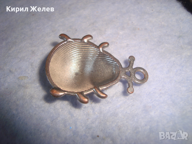 СИМПАТИЧНА КРАСИВА КАЛИНКА - АЛТ ФИГУРАЛНО МЕДАЛЬОНЧЕ с ЦИРКОНИ и ЕМАЙ ЛАК 17556 , снимка 3 - Колиета, медальони, синджири - 36365685