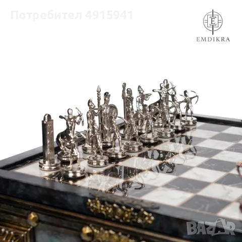 Уникален шах ръчна изработка, снимка 6 - Шах и табла - 55741044