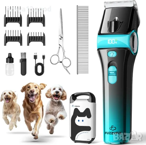 Машинка за подстригване на кучета и котки FuzzyFix PC525UX-8A1 5-в-1 – безжична, 7300 об./мин.