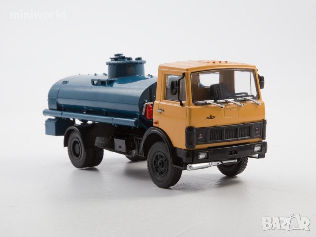 МАЗ 5337 АЦ-9 цистерна - мащаб 1:43 на Авто История моделът е нов в кутия, снимка 3 - Колекции - 42021047