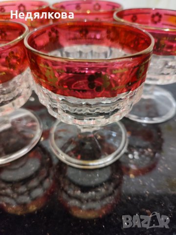 Ретро чаши със столче., снимка 3 - Чаши - 41768760