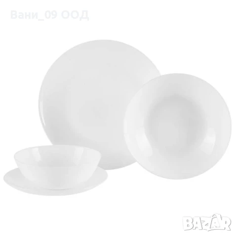 Красив бял сервиз за хранене