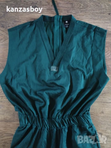 g-star wide leg v jumpsuit s/l wmn - страхотен дамски гащеризон КАТО НОВ М, снимка 3 - Гащеризони - 50798599