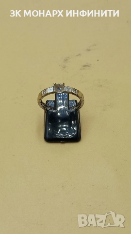 златен пръстен/бяло злато/ липсва камъче, снимка 5 - Пръстени - 52900209