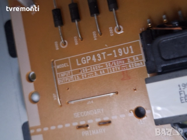 POWER BOARD ,EAX68304101(1.7),EAY65170101, за 43-инчов телевизор LG 43UN74003LB с дисплей HC430DGG-A, снимка 3 - Части и Платки - 53271593