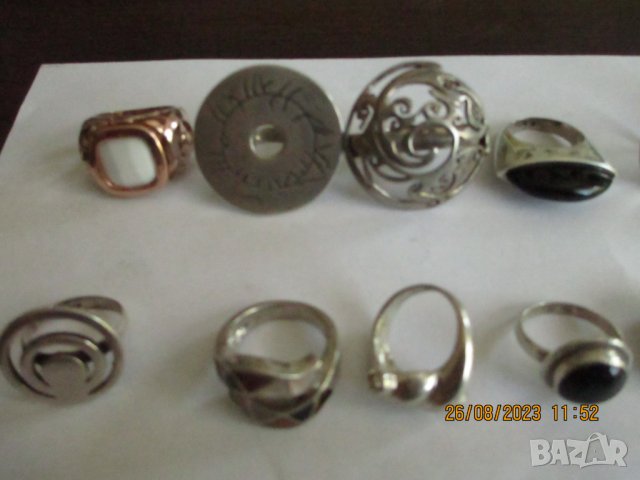 Сребърни пръстени, снимка 3 - Пръстени - 27988220