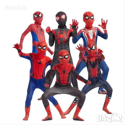 Спайдърмен костюм с мускули/Spider man costume, снимка 15 - Детски комплекти - 42539816