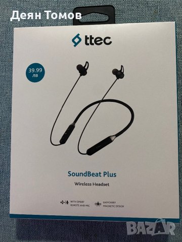 Безжични слушалки Bluetooth ttec, снимка 1 - Bluetooth слушалки - 40419891