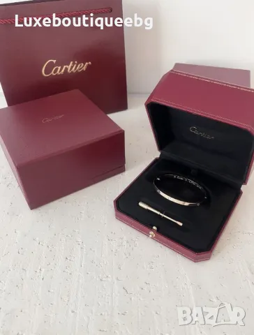 Cartier Love Гривна в розово злато, снимка 9 - Гривни - 48092475