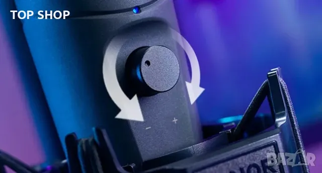 TONOR USB комплект микрофон с RGB за игри подкаст YouTube TikTok микрофон за компютър, снимка 8 - Микрофони - 49058023