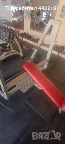 Наклонена лежанка "Иван". Лежанка за горна част гърди, снимка 7 - Фитнес уреди - 53483339