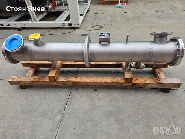 Неръждаем кожухотръбен топлообменник 7,5м2 - Hering  - НОВ, снимка 2 - Други машини и части - 51886735